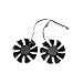 Minong 85mm 4pin Cooler wentylator Wymień kompatybilny ZOTAC GTX1060 6 GB GTX 1060 amp! Edycja + Wentylator chłodzący kartę graficzną Gfy09010e12spa. willing (Blade Color : 40MM)