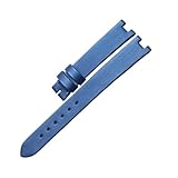 XNJIADVSY Kompatibel mit dem VAN CLEEF & ARPELS ALHAMBRAY ALLIGATORLEDER-UHRENARMBAND VCARM95900(Coal Black,11mm)