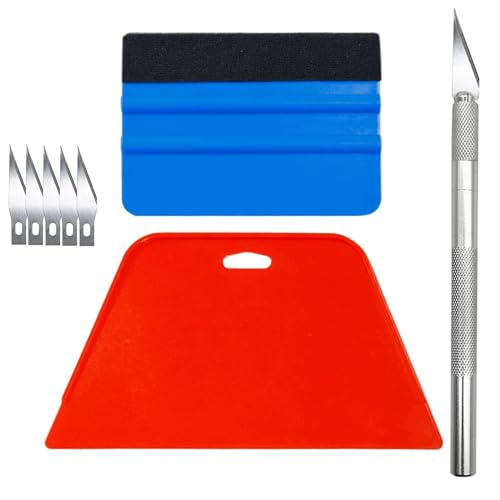Kit de herramientas de envoltura de vinilo, herramienta de alisado de papel tapiz para despegar y pegar, herramientas de papel tapiz para envoltura de vinilo, instalar papel pintado, envoltura de