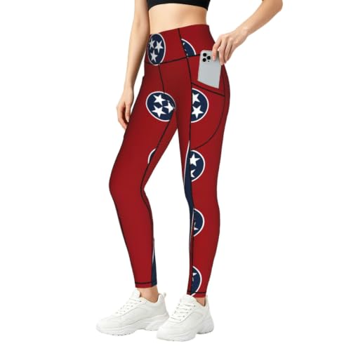 Leggings de Tennessee EKPASVC para mujer: conjuntos deportivos cómodos para diario