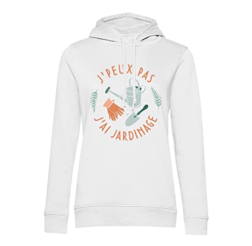 Sweat à capuche jardinage coton bio pour vos matinées détente au jardin et potager