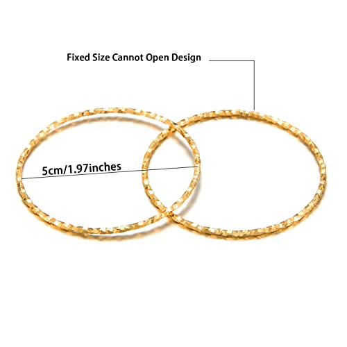 Ethlyn Children Jewelry 2pcs/lot Baby Bangles For infant Boys Girls Gold Plated Kids Bangles Bracelets3