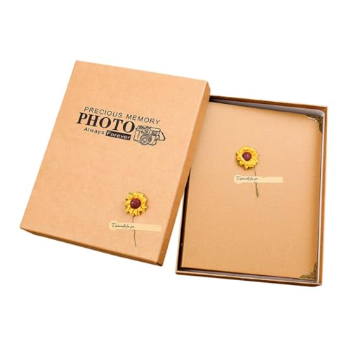 Album photo de scrapbooking Kraft SHINEOFI de qualité supérieure durable
