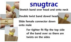 Miniatura 8 de Sujetadores de tren de juguete de madera, mantiene la pista juntos. 40 CT