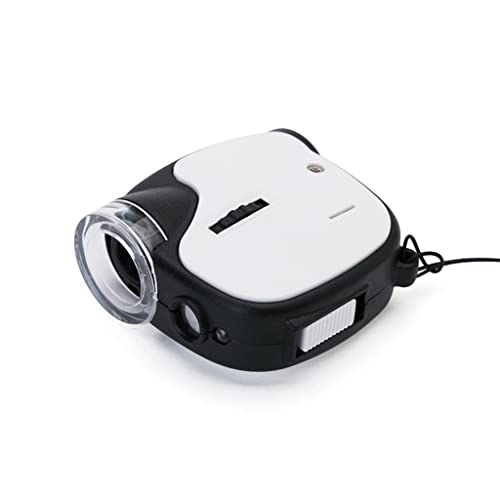 Mini microscope haute définition portable avec lampe UV pour bijoux anciens