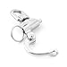 TWZKXC 316 Stainless Steel Marine Swivel Shackle, Swivel Eye Snap Shackle Saltwater Proof for Sailboat Yacht Rigging, SCBA Mask, Silvery Pack of 4
