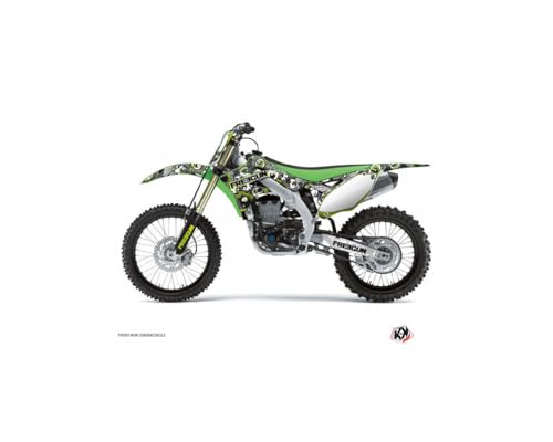 Kit déco Kawasaki 250 KX vert Freegun Eyed pour habillage moto