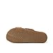 REEF Cushion Vista Womens Fashion Slide Sandal, Vegan Leather Strap, Ultra Soft Cushion Footbed, Espresso Duo, 10