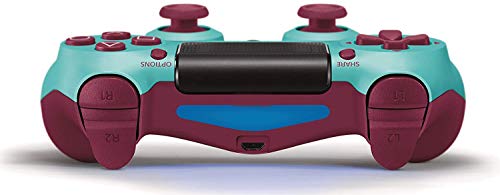 Game Controller for PS4 Wireless Gamepad for PS4/PS4 Pro/PC and Laptop with Vibration and Audio Function, Mini LED Indicator, High-Sensitive Controller with Anti-Slip(Berry Blue)