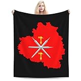 Tula Obl Geo Stub Throw Blanket for Couch 40'x30' Soft Cozy Flannel Blanket for Bed Sofa Chair Decor Blankets