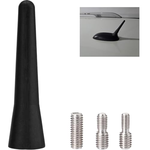 Universal Antenna,3.5 Inch Dual Size, Compatible with M6/M5/M4 Screws, Multi-Device Universal Replacement Antenna for Electronics, Radio, TV, Indoor & Outdoor Use