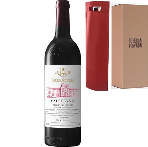 Valbuena 5º - Vega Sicilia - Envío 24H - Vino Regalo - Cosecha Privada (1 x Botella Regalo, Valbuena 5º)