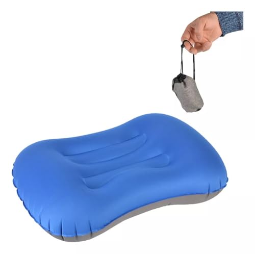 Travesseiro Inflável Portátil Para Camping Viagem trekking Ultra Leve