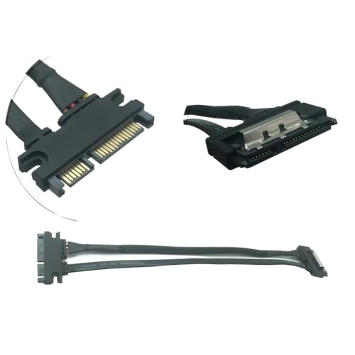 Cable Extensor SATA 3 III Macho a Hembra 0.5 m miniatura 2