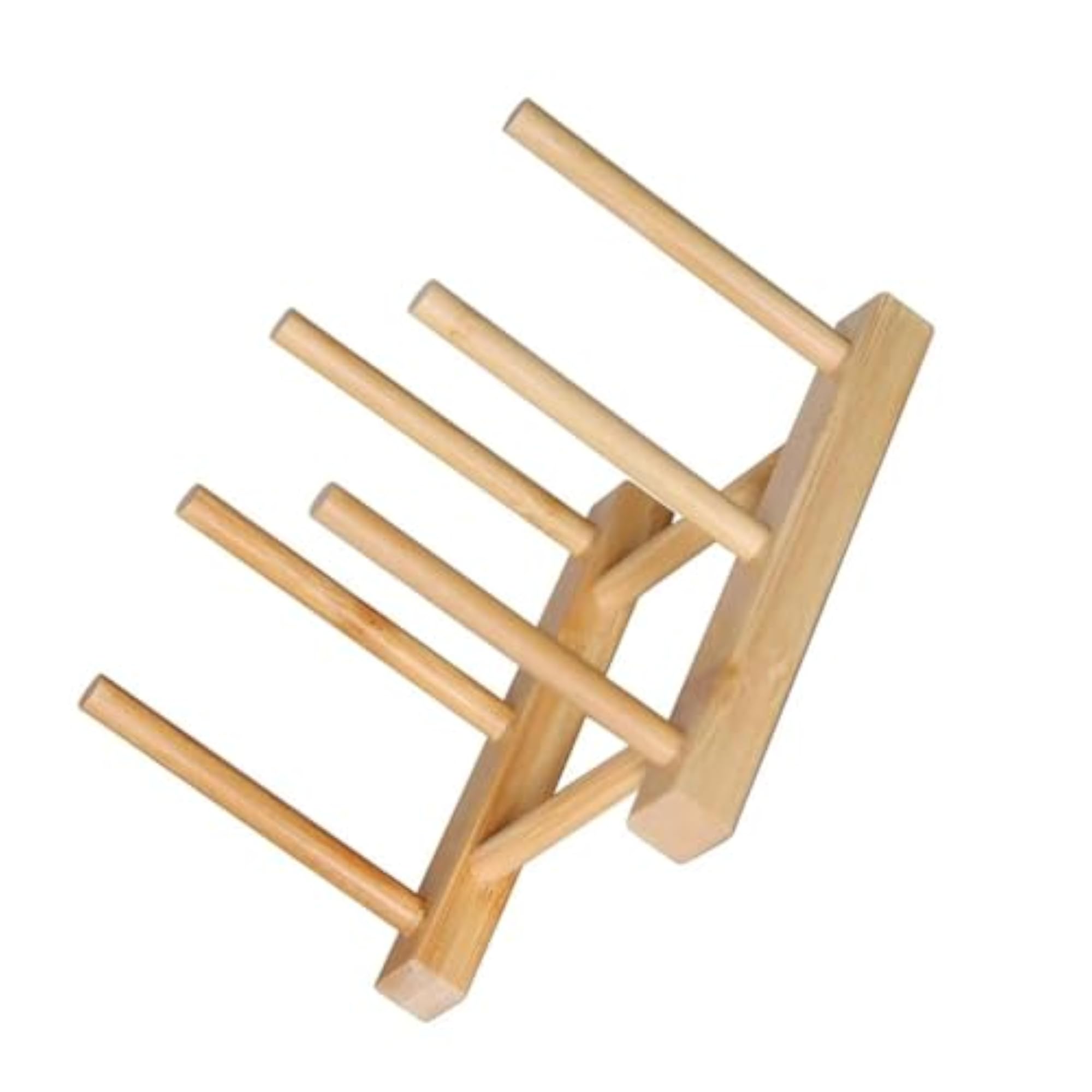 Bamboo Kitchen Organizer for Pots and Cutting Boards