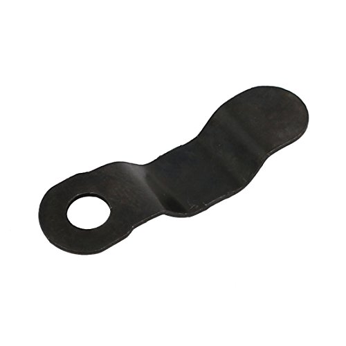 Image of uxcell Frame Turn Button, 1 inch Bow Shape Metal with Screws for Hanging Pictures, Photos, Drawings and Posters, Black, 50 Pcs