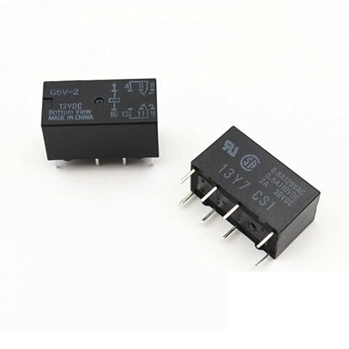 Relais à faible signal G5V-2 12V résout les pertes de micro-courant DPDT 3pcs