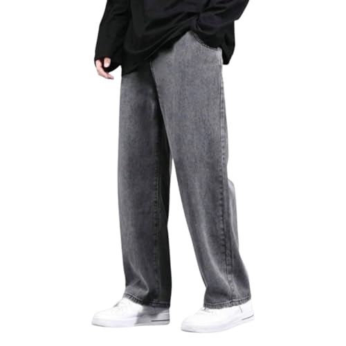 Image of Men Jeans || Baggy Fit Jean's for Man || Loose Fit High Rise Denim || Non Stretchable Casual Wear Jean,s || Dance Rap Rapping Style Pant for Men || Denim Cotton Jeans