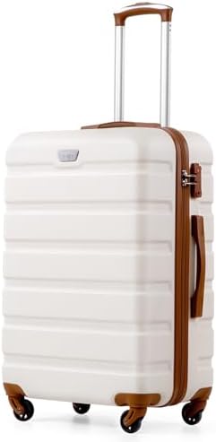 COOLIFE Koffer Groß 77cm XL, PC+ABS, Rollkoffer mit 360° Spinner Räder | TSA Zahlenschloss, Leicht robuster hartschale, YKK Reißverschluss, für Aufgabegepäck, Geschäftsreise, Skiur