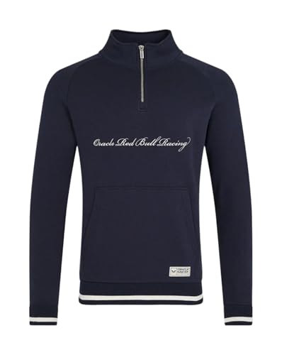 Pull zippé Castore Red Bull Racing F1 Heritage contre le vent pour rester au chaud