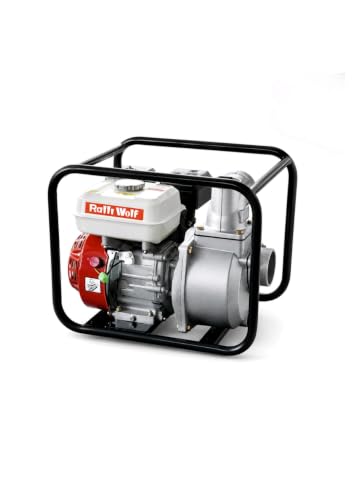 Image of Ralli Wolf RP30 6.5HP 4-Stroke Petrol Water Pump - 3 Inch (76mm) Inlet & Outlet | Powerful High-Flow Engine | Ideal for Irrigation, Construction & Dewatering | Heavy-Duty Performance