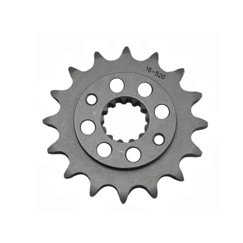 Pignon 16T moto 520 CNC résistant pour éliminer l'usure sur ZXR400