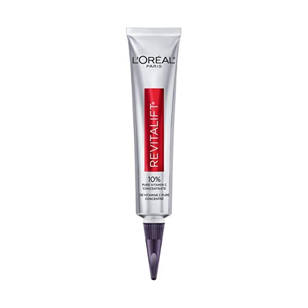 L'Oreal Paris Revitalift 10% Pure Vitamin C Face Serum, Brighter Skin, Reduced Wrinkles, Fragrance Free 1 0z.