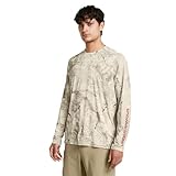 Under Armour ISO-Chill Shorebreak Camo Long Sleeve Camiseta, (289) Base Caqui, Base Caqui, Rojo Sedona, Small para Hombre