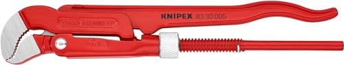 KNIPEX Rohrzange S-Maul rot pulverbeschichtet 245 mm 83 30 005