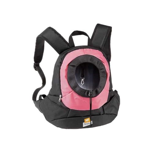 Sac de transport pour chien avec sangles réglables Ferplast rose
