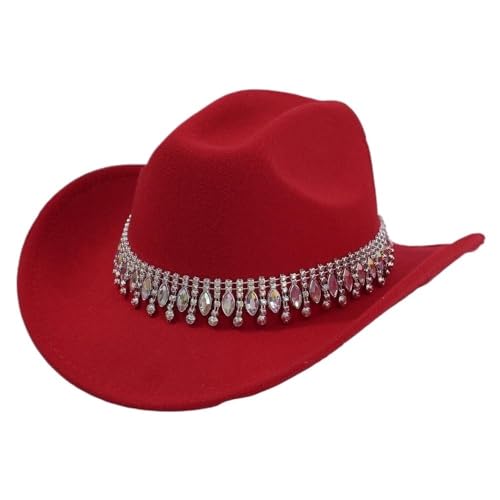 Chapeau de cowboy pour cosplay et accessoires de fête rétro à large bord