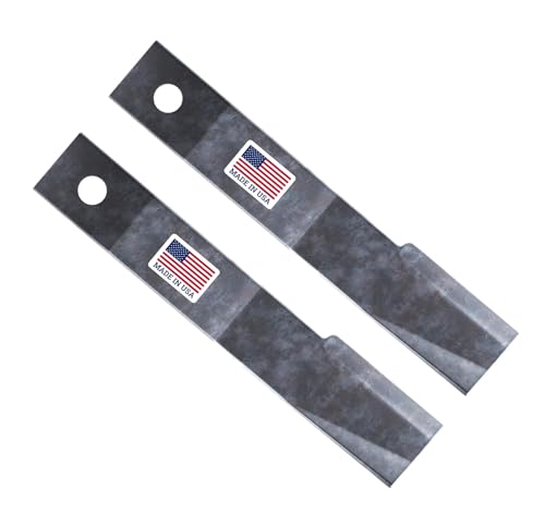 Replacement Bush Hog Rotary Cutter Blades Part Number 7555 24x3/4 Rancher Supply Blades and Compatible Rotary Replacement Blades for Brush Mowers (2 Blade Set)