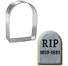Tombstone Cookie Cutter 3.5 Inch - Made in the USA – Foose Cookie Cutters Tin Plated Steel Tombstone Cookie Mold