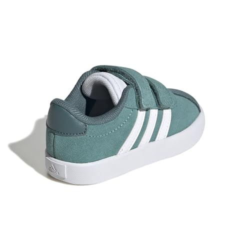 Image of adidas Boys Vl Court 3.0 Slip On Sneakers Shoes Casual - Pink, White