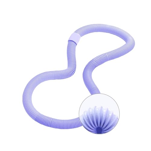 YOGAGA【2025秋革新・一体ロック、外れても再接続】第2世代 ソフトフラフープ ダイエット用 人気,密閉一体型PVC 静音設計 お腹周りダイエット器具 腰に優しい 肌を挟まない 柔らかいスプリング 折りたたみ式 ポータブル 油っぽくなく 水洗い可能
