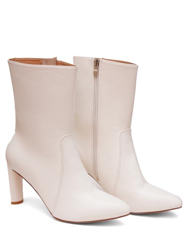Image of SHERRIF Block Heels Calf Length Boots for Women