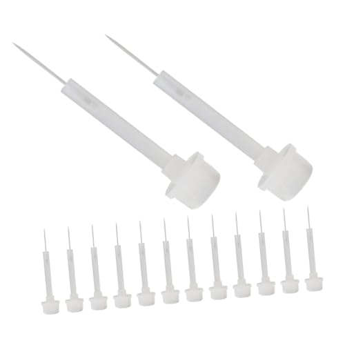 NULYLU Soft Tip Nail Art Brush Set Precision Detailing Brush for Nail Art Easy to Replace Heads for Manicure