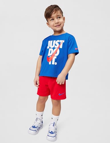 Image of Nike Boys' Dri-FIT Just Do It T-Shirt and Mesh Shorts 2-Piece Outfit Set