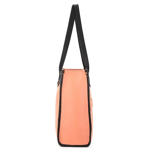 Image of K London Vegan Leather Handbag For Women-Girls | Satchel Bag for Womens | Fit Upto 15 Inch Laptop | Shoulder Bag | Ladies Purse | Tote Bag With Top Double Handle Handbag For Women