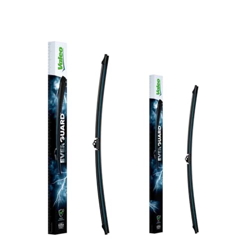 Balais essuie-glace silicone premium Valeo Everguard VSF70 et VSF55 haut de gamme