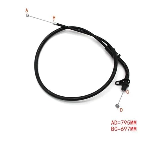 Câble d'accélérateur Yamaha FZR250 fil acier commande gaz 1987 - 3