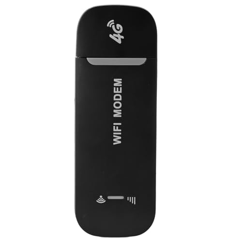 Módem WiFi USB 4G, hasta 10 Usuarios, Dispositivos de Internet Portátiles con Ranura para Tarjeta Estándar, Enrutador de Punto de Acceso Móvil de Viaje de Alta Velocidad 4G, Plug