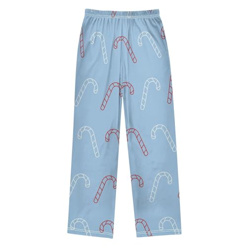 Linear Canes Boys Pants Boys Athletic Pants Long Pant for Boywith Pockets Wide-Leg Size 6-14Y2