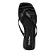 Calvin Klein Women's Stelea Sandal, Black Croco 001, 8