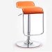 YUANP Stołki barowe, podnośniki krzeseł, domowe stołki barowe, wysokie stołki, krzesła barowe, wysokie stołki recepcji, nowoczesne minimalistyczne krzesła barowe, pomarańczowe