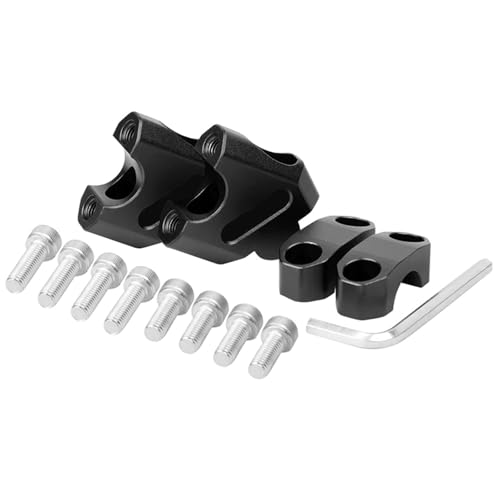 Pince arrière de guidon moto 22mm 28mm adaptateur universel fixation robuste