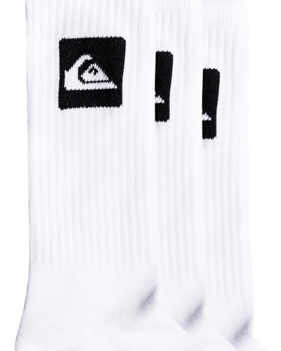 Quiksilver Quik Men's Casual Socks, Assorted Colours, One Size, White, Taille unique2