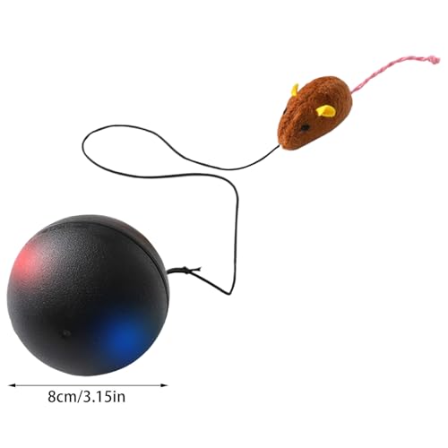 Pelota de juego interactiva con sensor de movimiento para activar mascotas sedentarias 7