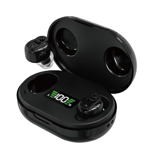 Image of Balson Rechargeable Digital Hearing Aid | Invisible Amplifier with Noise Cancellation, Adjustable Volume, Long Battery Life | Includes Manual, Dry Kit & 1-Year Warranty (Black)