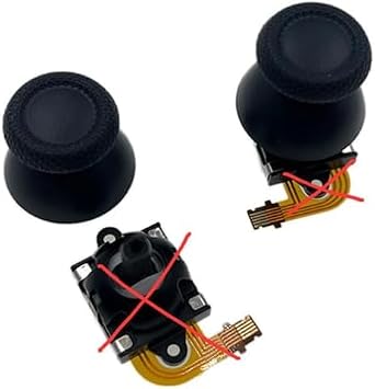 2PCS 3D Analog Joystick Thumb Stick Grip Cap Button Repair Part Cover Thumbsticks for PS Portal VR2 PSVR2 Console